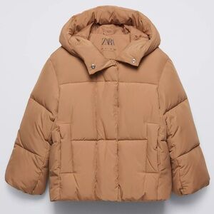 Zara Hooded Quilted Jacket